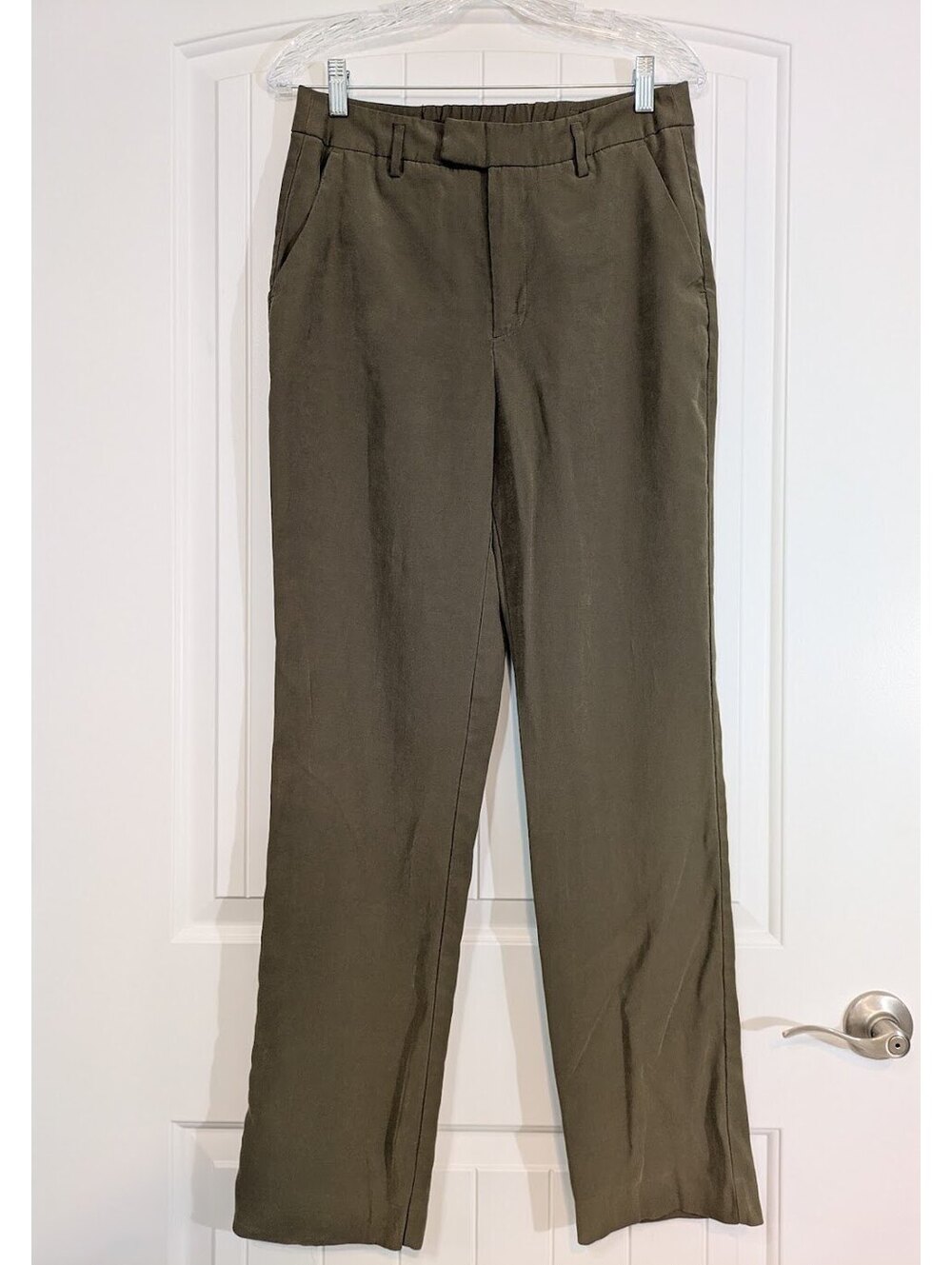 A New Day Corduroy Trouser 8R Green Pinstripe